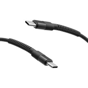 Mobilnet 2x Type-C 60W 2M 3A Black
