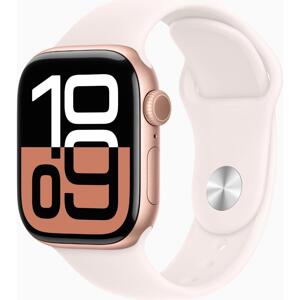 Apple Watch Series 10 Cellular 42mm Rose Gold Aluminium Blush Sport Band M/L