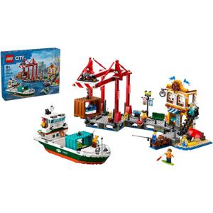 LEGO ® 60422 Prístav s nákladnou loďou