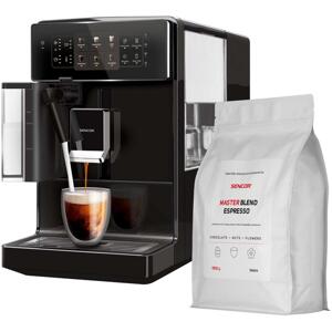 Sencor SES 9300BK + 1 kg kávy Master