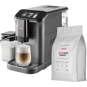 Sencor SES 8500BK + 1 kg kávy Master