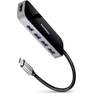 AXAGON HMC-6H4A 6-in-1 Hub, USB-C 5Gbps, 4x USB-A, HDMI 4k/30Hz, PD 100W, USB-C cable 20 cm