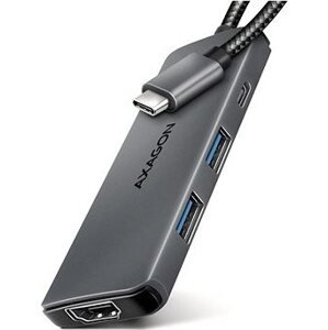 AXAGON HMC-5H8K 5-in-1 Hub, USB-C 5Gbps, 2x USB-A, HDMI 8k/30Hz, PD 100W, USB-C cable 15 cm