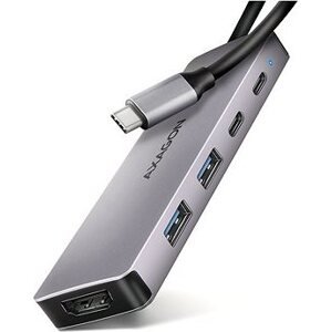 AXAGON HMC-5H60 5-in-1 Hub, USB-C 5 Gbps, 2× USB-A, 1× USB-C, HDMI 4k/60 Hz, PD 100 W, USB-C cab 15 cm