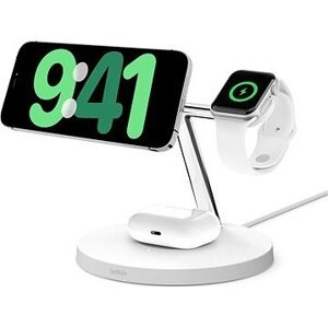 Belkin Boost Charge Pro Qi2 3 v 1 pre iPhone/Apple Watch/AirPods, biela
