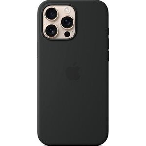 Apple Silikónový kryt s MagSafe na iPhone 16 Pro Max čierny