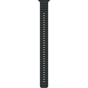 Apple Watch 49 mm čierne predĺženie Oceánskeho remienka – vyhotovenie z prírodného titánu