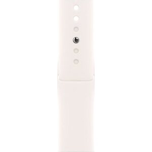 Apple Watch 42 mm svetlo červený športový remienok – S/M