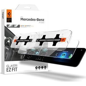Spigen Mercedes Benz Glass tR EZ Fit Crystal Clear Screen Protector 2 Pack A-Class 2021/2020
