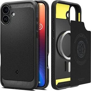 Spigen Rugged Armor MagSafe Matte Black iPhone 16 Plus