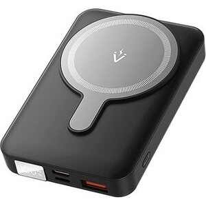 Vention 10 000 mAh Magnetic Wireless Power Bank 22.5 W Black LED Display Type
