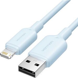 Vention USB 2.0 Type-A Male to Lightning Male 2,4 A Cable 2 m Blue PVC Type