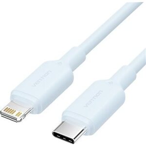 Vention USB 2.0 Type-C Male to Lightning Male 3 A Cable 1 m Blue PVC Type