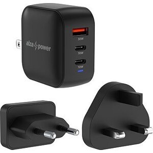 AlzaPower T620CCA Compact Travel Charger 70 W čierna