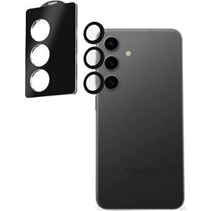 AlzaGuard Elite Lens Protector na Samsung Galaxy S24 5G číre s inštalačným rámikom