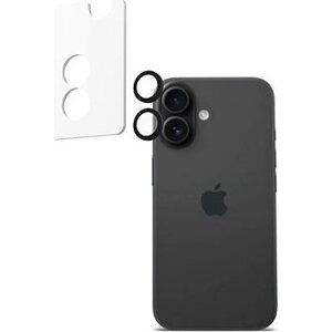 AlzaGuard Elite Lens Protector pre iPhone 16e číre s inštalačným rámčekom