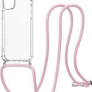 AlzaGuard Luxe Lanyard Case na iPhone 12/12 Pro ružový
