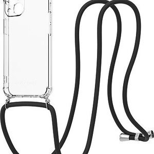 AlzaGuard Luxe Lanyard Case na iPhone 13 Mini čierny