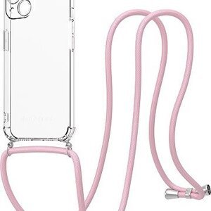 AlzaGuard Luxe Lanyard Case na iPhone 13 ružový