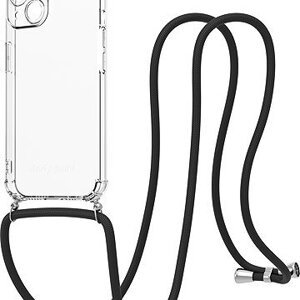 AlzaGuard Luxe Lanyard Case na iPhone 14 čierny