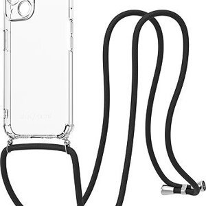 AlzaGuard Luxe Lanyard Case na iPhone 15 čierny