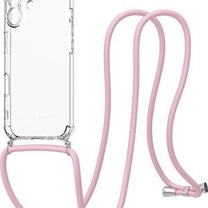 AlzaGuard Luxe Lanyard Case na iPhone 16 ružový
