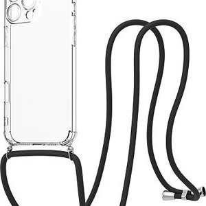 AlzaGuard Luxe Lanyard Case na iPhone 16 Pro Max čierny