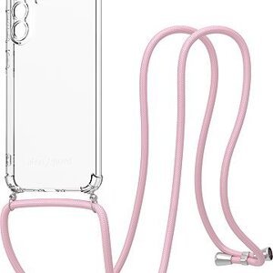 AlzaGuard Luxe Lanyard Case pre Samsung Galaxy S25 5G ružový