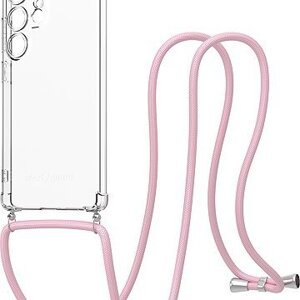 AlzaGuard Luxe Lanyard Case pre Samsung Galaxy S25 Ultra 5G ružový
