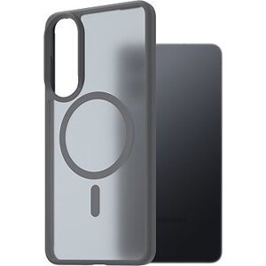 AlzaGuard Matte Case Compatible with Magsafe pre Samsung Galaxy S25 EDGE sivý