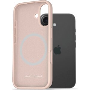 AlzaGuard Silicone Case Compatible with Magsafe pre iPhone 16e ružový