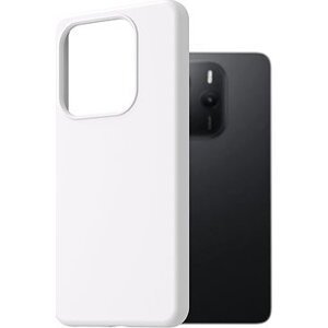 AlzaGuard Premium Silicone Case na Xiaomi Redmi Note 14 4G biely