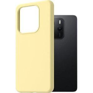 AlzaGuard Premium Silicone Case na Xiaomi Redmi Note 14 4G žltý