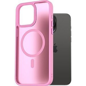 AlzaGuard Matte Case Compatible with Magsafe na iPhone 15 Pro Max levanduľovo ružový
