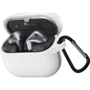 AlzaGuard Premium Silicone Case pre Samsung Galaxy Buds 3/Pro biele