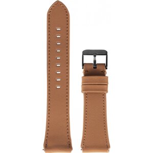 AlzaGuard Genuine Leather Band Universal Quick Release 20 mm – sedlovo hnedý