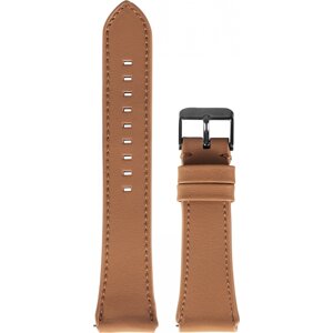 AlzaGuard Genuine Leather Band Universal Quick Release 22 mm – sedlovo hnedý
