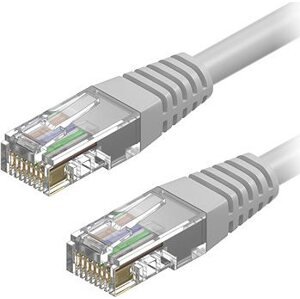 AlzaPower Patch CAT6 UTP 2 m sivý