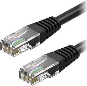 AlzaPower Patch CAT6 UTP 2 m čierny