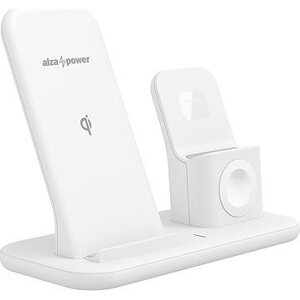 AlzaPower WFA130 PureCharge 3 in 1 Dock biela