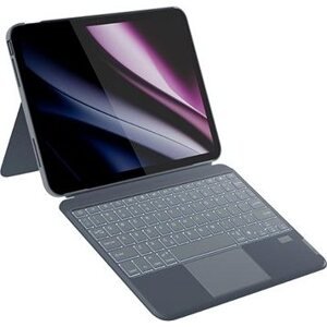 Epico podsvietená klávesnica s puzdrom pre iPad Pro 11" (2018 – 2022)/Air 10,9" M1/M2/M3 – DE/sivá