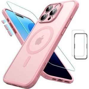 ESR Classic Pro Case (HaloLock) Sada, Compatible with iPhone 16 Pro Max, Frosted Pink