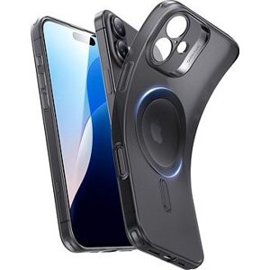 ESR Zero Clear Case (HaloLock), Compatible with iPhone 16 Plus, Frosted Black