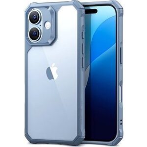 ESR Air Armor Clear Case, Compatible with iPhone 16, Clear Blue