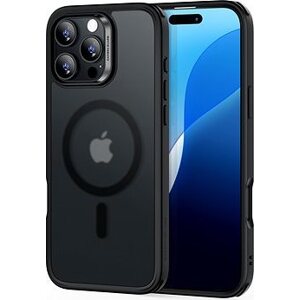 ESR Classic Hybrid Case (HaloLock), Compatible with iPhone 16 Pro, Frosted Black