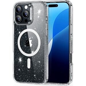 ESR Classic Hybrid Case (HaloLock), Compatible with iPhone 16 Pro Max, Clear Shimmer