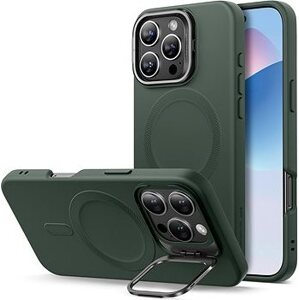 ESR Cloud Soft Case with Stash Stand (HaloLock), Compatible with iPhone 16 Pro, Green