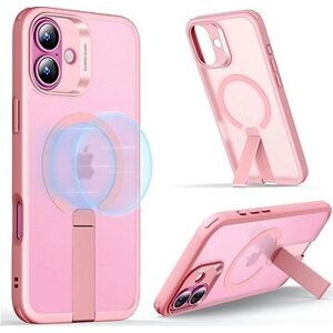 ESR Boost Flickstand Case (HaloLock), Compatible with iPhone 16, Frosted Pink