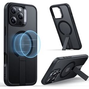 ESR Boost Flickstand Case (HaloLock), Compatible with iPhone 16 Pro Max, Frosted Black