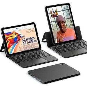 ESR Ascend Keyboard Case, Compatible with iPad 10, DE Layout, Black